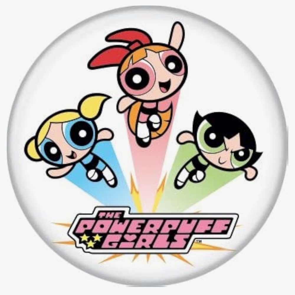 Powderpuff Girls 4pc Button Set- NEW - Picture 2 of 7